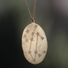 Leo 14k Gold Diamond Constellation Astrology Necklace