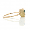 Emerald Cut 14k Gold Emerald Ring