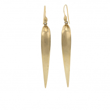 Gold Japanese Grass Earrings Image