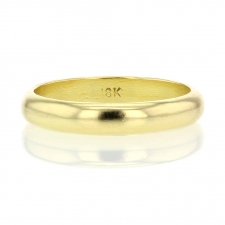 18k Gold 4mm Band Ring Image