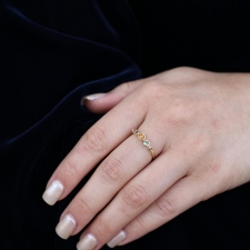 Multi Gemstone Diamond Sapphire Moonstone Ring Image