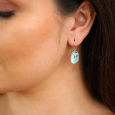 Aquamarine Drop Earrings Image