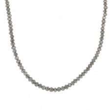 Rustic Diamond Beaded Necklace Image