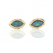 Australian Opal Marquise Post Stud Earrings Image