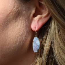 Boulder Opal Amazing Wing Gold Earrings Image