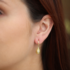 18k Gold Tears of Joy Earrings Image