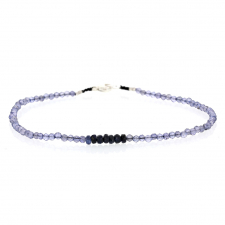 Iolite and Sapphire Beaded Bracelet Image