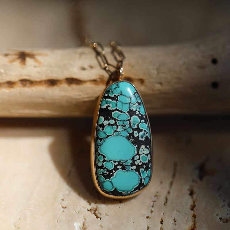 Moon River Turquoise Necklace