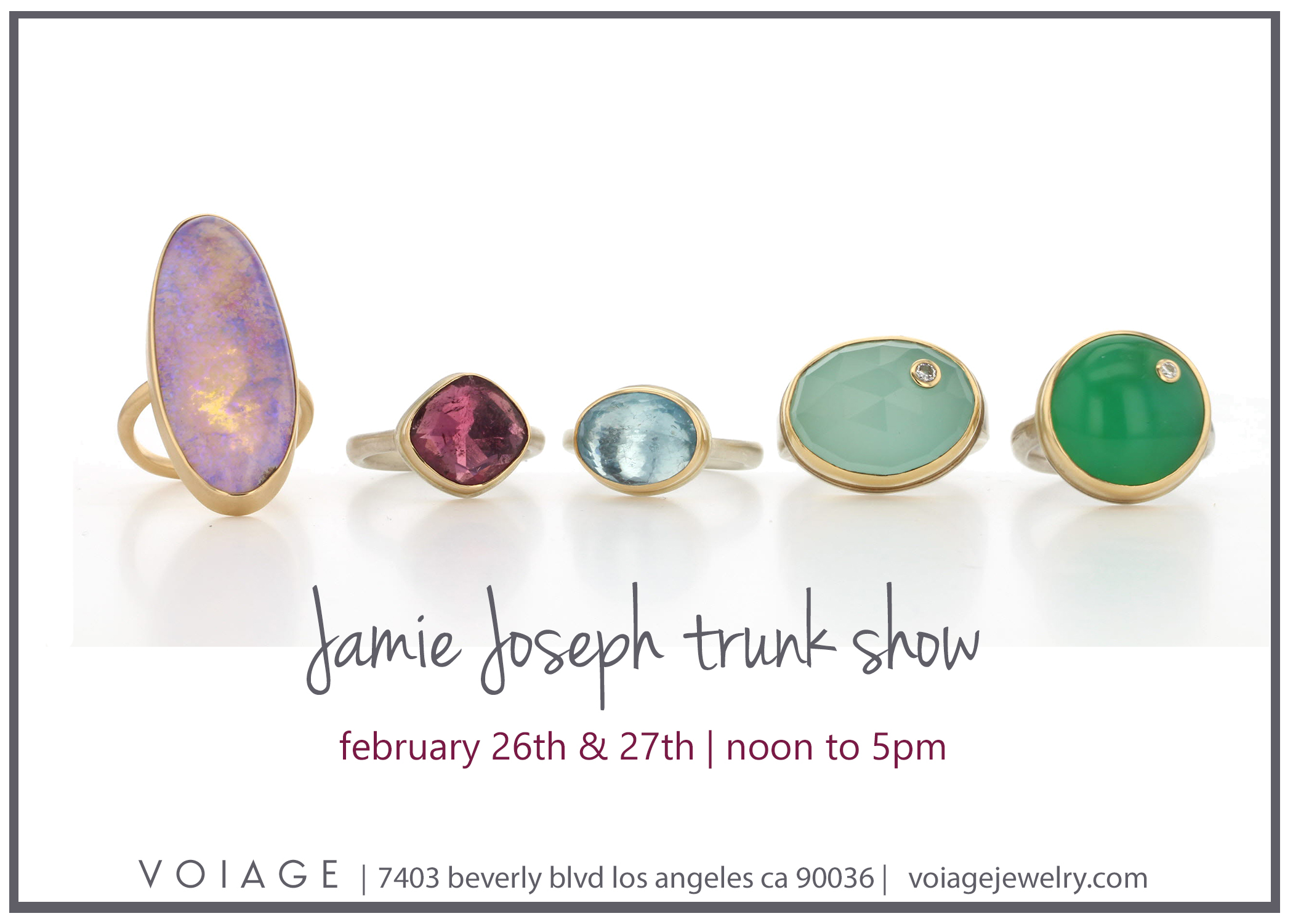 Jamie Joseph Jewelry Event at Voiage Los Angeles