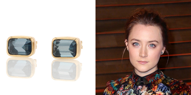 London Blue Topaz Stud Earrings at Voiage Jewelry