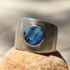 Boulder Opal Silver and Gold Roxy Cuff
