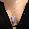 XL Opal Arrowhead 18k Gold Necklace