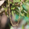 Mobius 18k Gold Link Chain Necklace