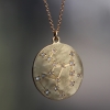 Sagittarius 14k Gold Diamond Constellation Astrology Necklace