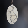 Virgo 14k Gold Diamond Constellation Astrology Necklace