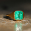 Colombian Emerald Gold Ring