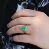 Colombian Emerald Gold Ring