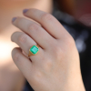 Colombian Emerald Gold Ring