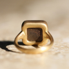 Square Australian Boulder Opal Ring