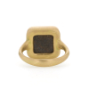 Square Australian Boulder Opal Ring