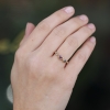 Garnet, Blue Sapphire and Diamond Simple Ring