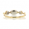 Garnet Tsavorite and Spinel Simple Band Ring