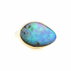 Boulder Opal Asymmetrical Ring