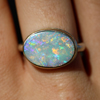 Oval Australian Jelly Opal Ring