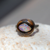 Yowah Nut Opal Silver and Gold Ring