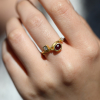 Ruby and Diamond 18k Gold Seafire Ring