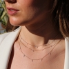 Brilliant Round Diamond Tassle Necklace
