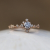 Diamond Snowflake Supreme 18k Rose Gold Ring