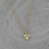 Teeny Sea Anemone Diamond Gold Necklace