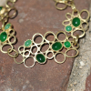 18k Gold Jade Loop Bracelet