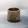 Honeycomb Gold Ring