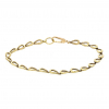 Gold Oval Link Bracelet