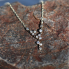 Cascading White Gold 12 Diamond Necklace