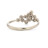 White Gold 12 Diamond Cluster Ring