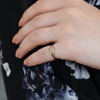 Small Diamond Signet Pinky Ring