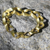 Mobius Spiral Link 18k Gold Bracelet