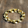 Mobius Spiral Link 18k Gold Bracelet