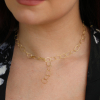 Medium Oval Link 18k Gold Chain Necklace