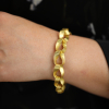 Mobius Spiral Link 18k Gold Bracelet