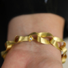 Mobius Spiral Link 18k Gold Bracelet