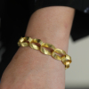 Mobius Spiral Link 18k Gold Bracelet