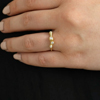 Molten Diamond 18k Yellow Gold Ring