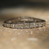 Vintage Platinum Diamond Link Bracelet