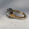 Victorian Diamond Silver and Gold Ring