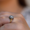 Victorian Diamond Silver and Gold Ring