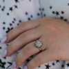 Victorian Diamond Silver and Gold Ring